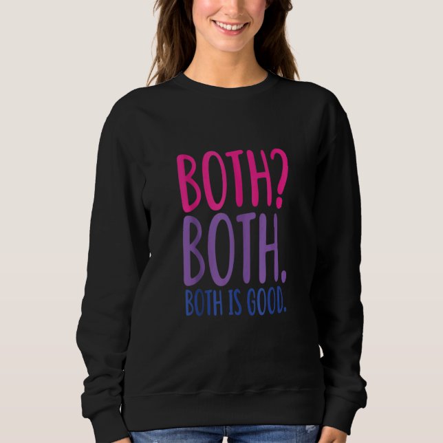 Båda två är Bra Bisexual Pride T Shirt (Framsida)