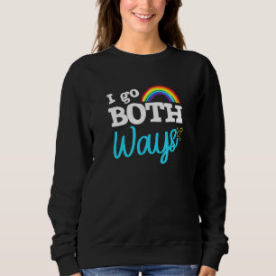 Båda vägarna Lesbisk Bisexual Trans Gay pride T Shirt