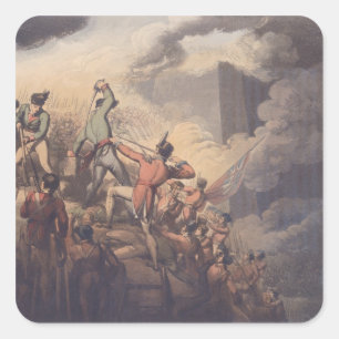 Badajoz 6e April 1812, från 'segrarna av th Fyrkantigt Klistermärke