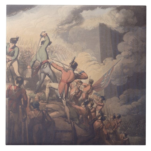 Badajoz 6e April 1812, från 'segrarna av th Kakelplatta (Framsidan)