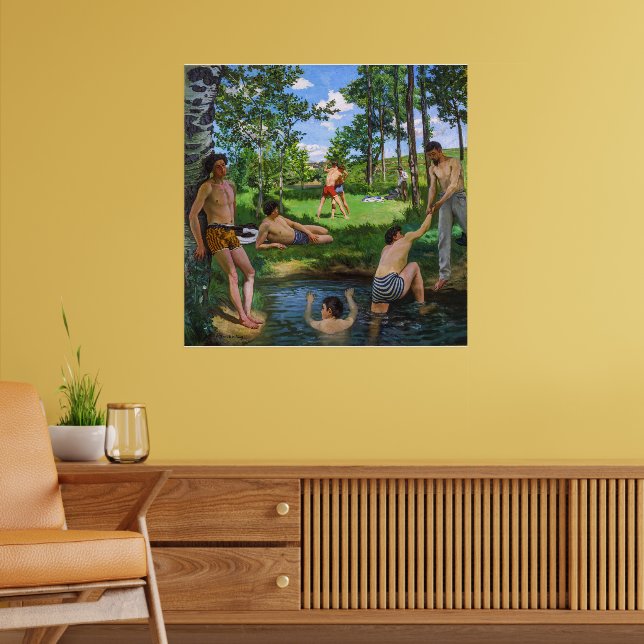 Badande | Frédéric Bazille | Poster (Vardagsrum 2)