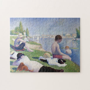 Badande i Asnieres, Seurat Pussel