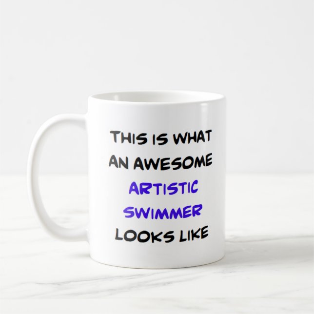 badare, konstnärligt, fantastisk kaffemugg (Vänster)