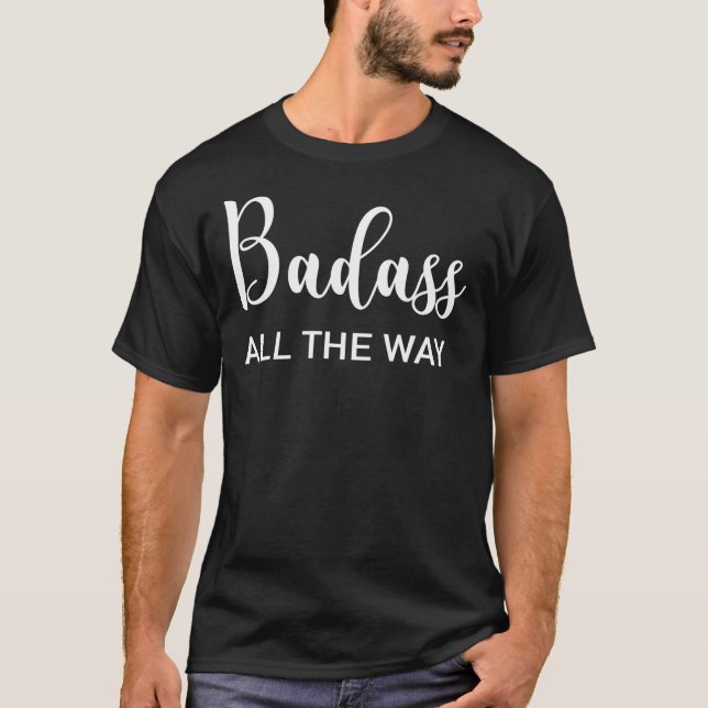 Badas allt klassiskt T-Shirt (Framsida)