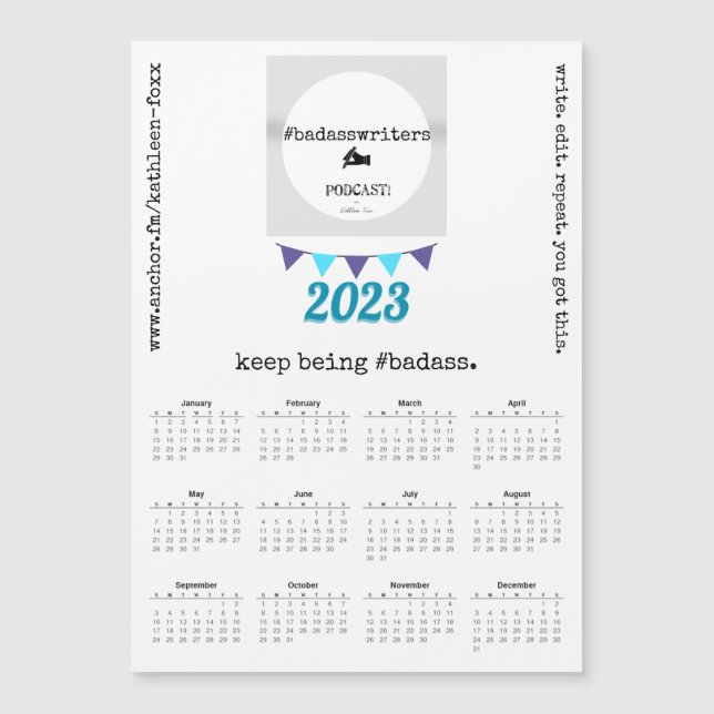 #badass 2023 magnetkalender (Framsida)