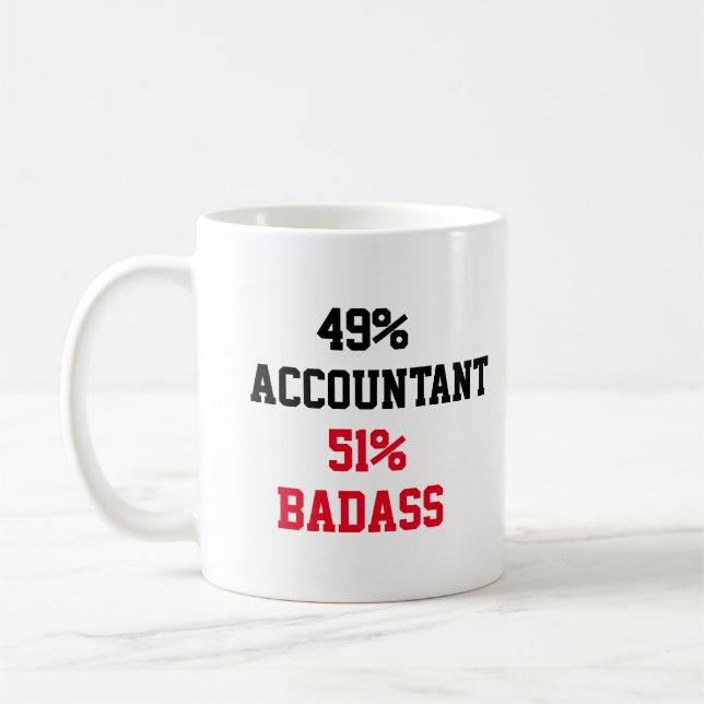 Badass Accountant Kaffemugg (Vänster)