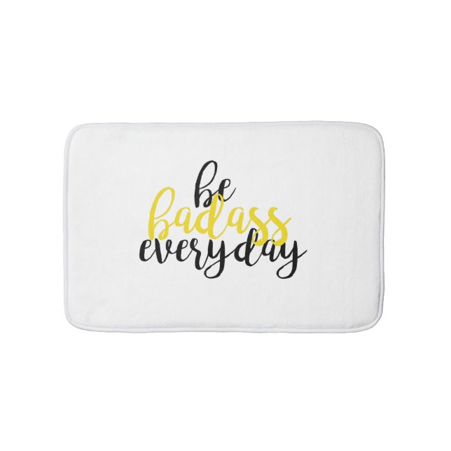 Badass badmatta badrumsmatta (Framsidan)