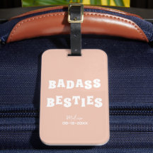 Badass Besties Funny Bridesmaid Favor Photo Gift