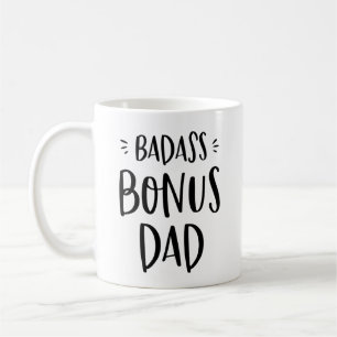 Badass Bonus Pappa Stepdad Fars dag Stepfather Kaffemugg