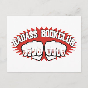 Badass Bookklubb Vykort