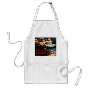 BADASS COOKIER Funny Gifts APRON Förkläde