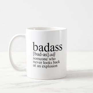 Badass definition kaffemugg