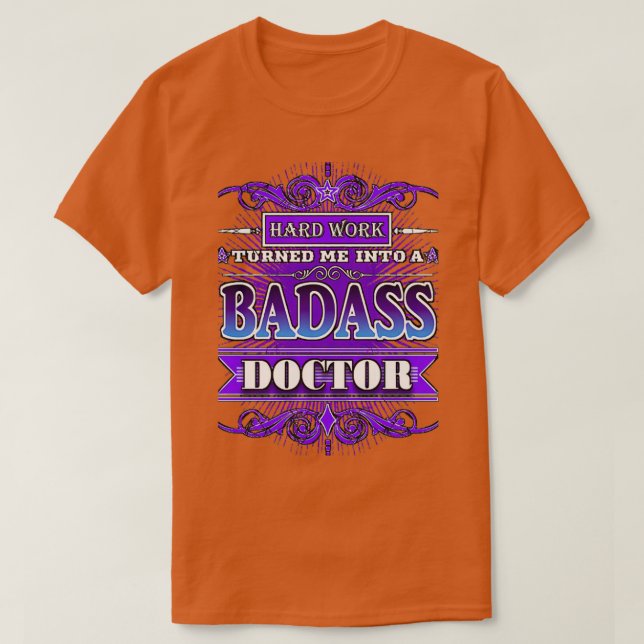 BADASS Doktor T Shirt (Design framsida)