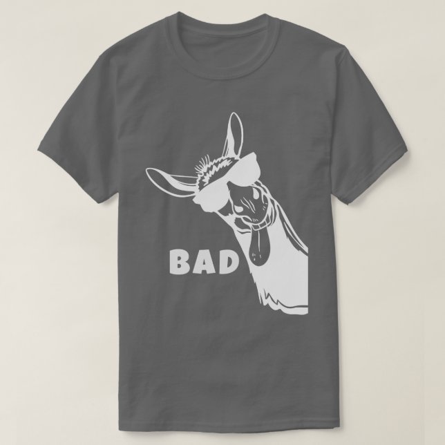 Badass Donkey Funny Pun Graphic Novelty Distress T Shirt (Design framsida)