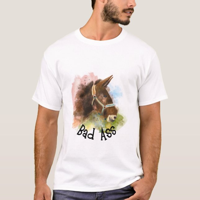 Badass, Donkey T Shirt (Framsida)