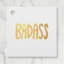 BADASS Färgglad Rolig Bokstavsstil