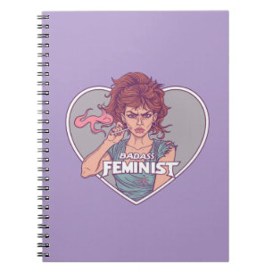 BADASS FEMINIST, tecknad Anteckningsbok