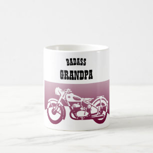 BADASS GRANDPA - Farfar Biker Motorbikes Gift Kaffemugg