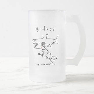 Badass hajgrabb frostat ölglas