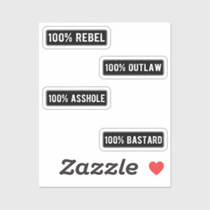 Badass Helmet Stikers Pack I Klistermärken