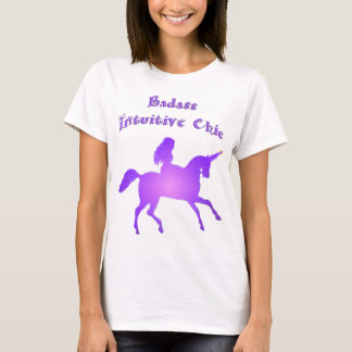 Badass intuitiv chic med Unicorn T Shirt