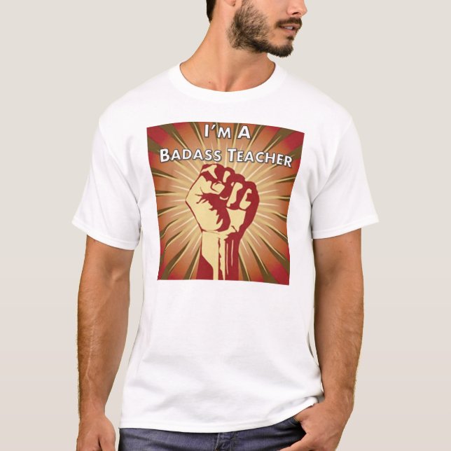 Badass lärareanslutning - I-förmiddag en Tee Shirt (Framsida)