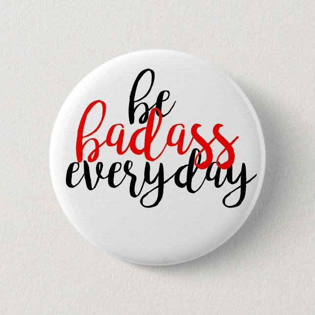 Badass-märke Knapp (Framsida)