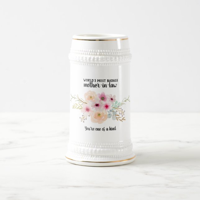 BADASS Mor-in-law-gåva - ett slags blommor Sejdel (Center)