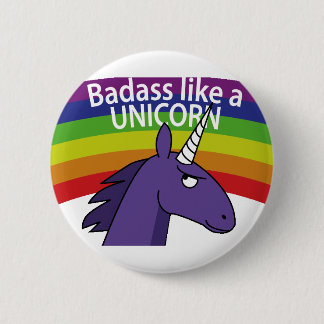 Badass något liknande en unicorn! knapp