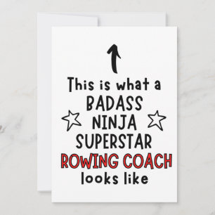 Badass, Ninja, Superstar, roddbuss Kort