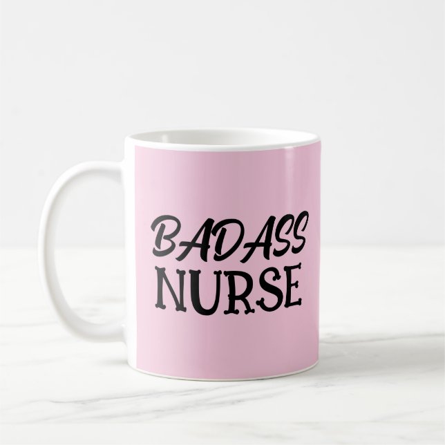 BADASS NURSE COFFEE MUGG (Vänster)