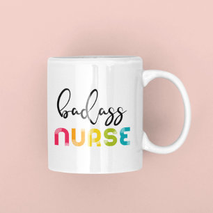 Badass Nurse Kaffemugg