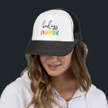 Badass Nurse Keps<br><div class="desc">En ljus och snyggt design för alla sjuksköterskor och vårdgivare!</div>