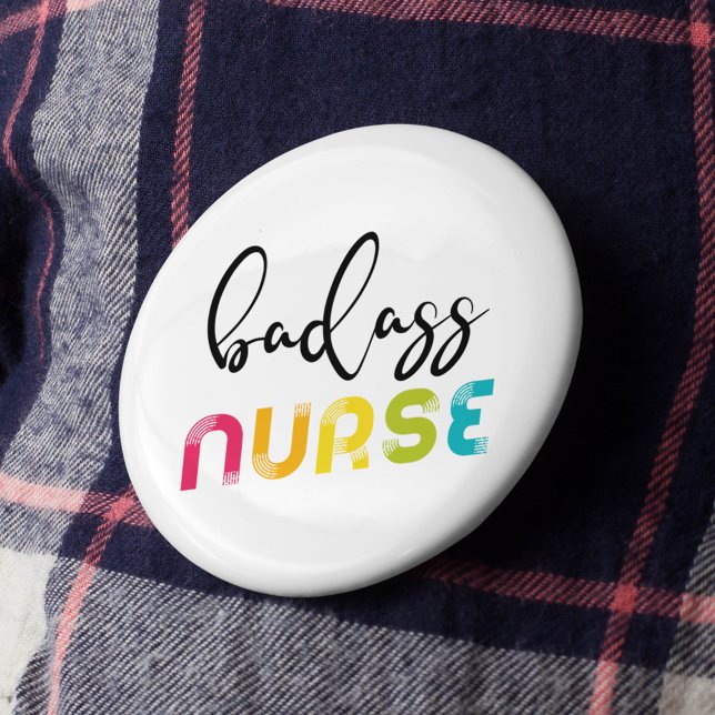 Badass Nurse Knapp (Skapare uppladdad)