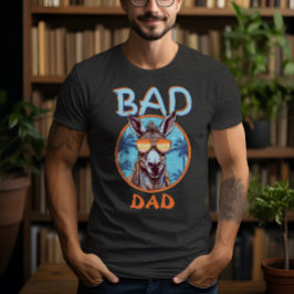 Badass Pappa Coola Trippy Donkey Sunglasses Funny  T Shirt