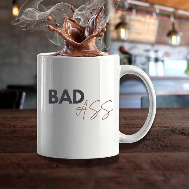 BADAss – Rolig kaffehumor | Modern chef Kaffemugg (Skapare uppladdad)