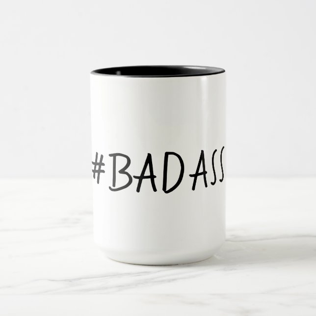 BADASS ROLIG MUG_# BADASS MUGG (Center)