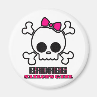 Badass Sailors Girl Magnet