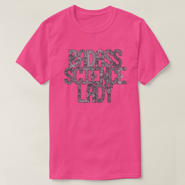 Badass Science Dam T Shirt (Design framsida)