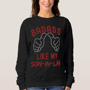 Badass som min son i Lag-Fars dag familjen T Shirt