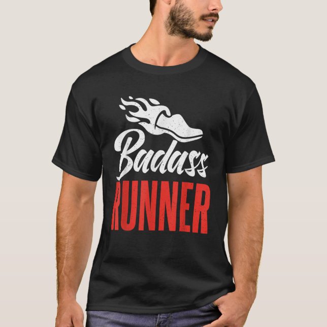 Badass Springer Marathon Springer T Shirt (Framsida)