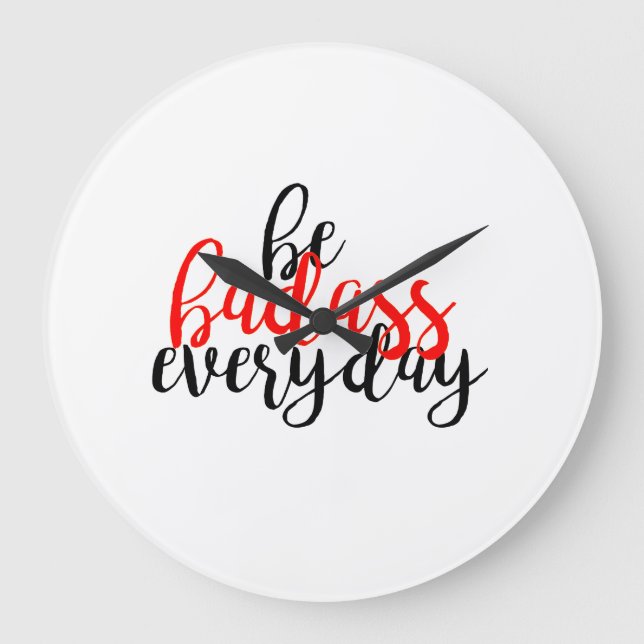 Badass tar tid på stor klocka (Framsida)