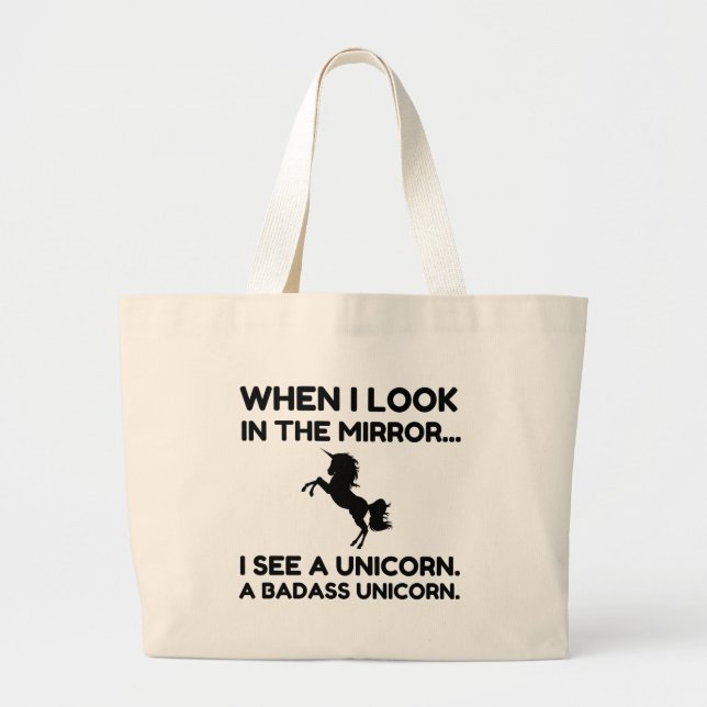 BADASS UNICORN JUMBO TYGKASSE (Framsidan)