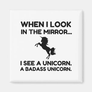 BADASS UNICORN MAGNET
