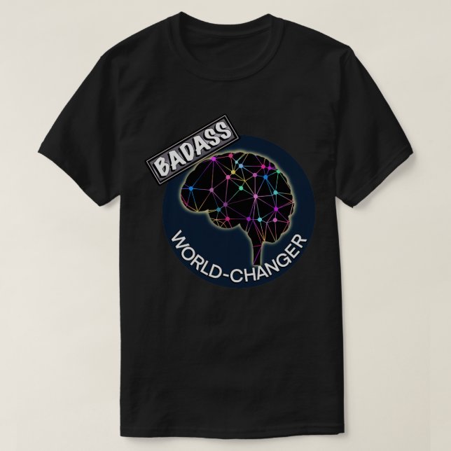Badass världsväxlare t shirt (Design framsida)