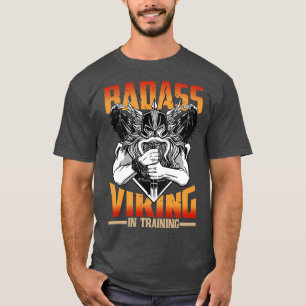 Badass Viking in Training Valhalla Norse Fläkt Vik T Shirt