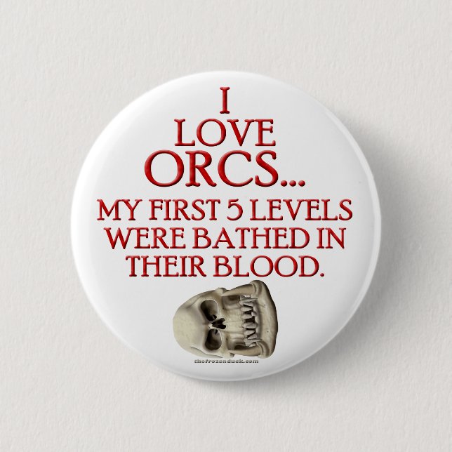 Badat i Orc blod Knapp (Framsida)