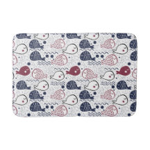 Badbad i Cute Fish Mönster