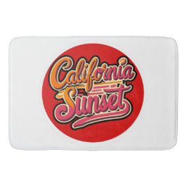 Badbadmatt på strandträningsteman badrumsmatta