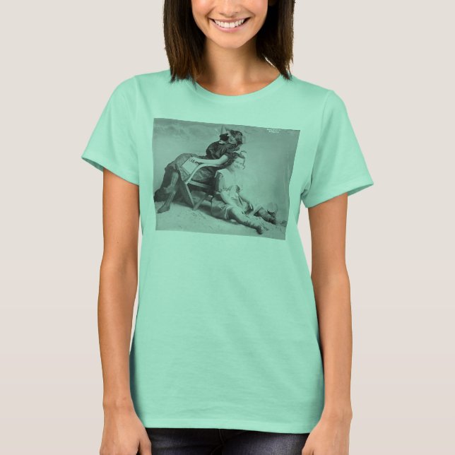 Badbeauties - århundradets badklänning t shirt (Framsida)